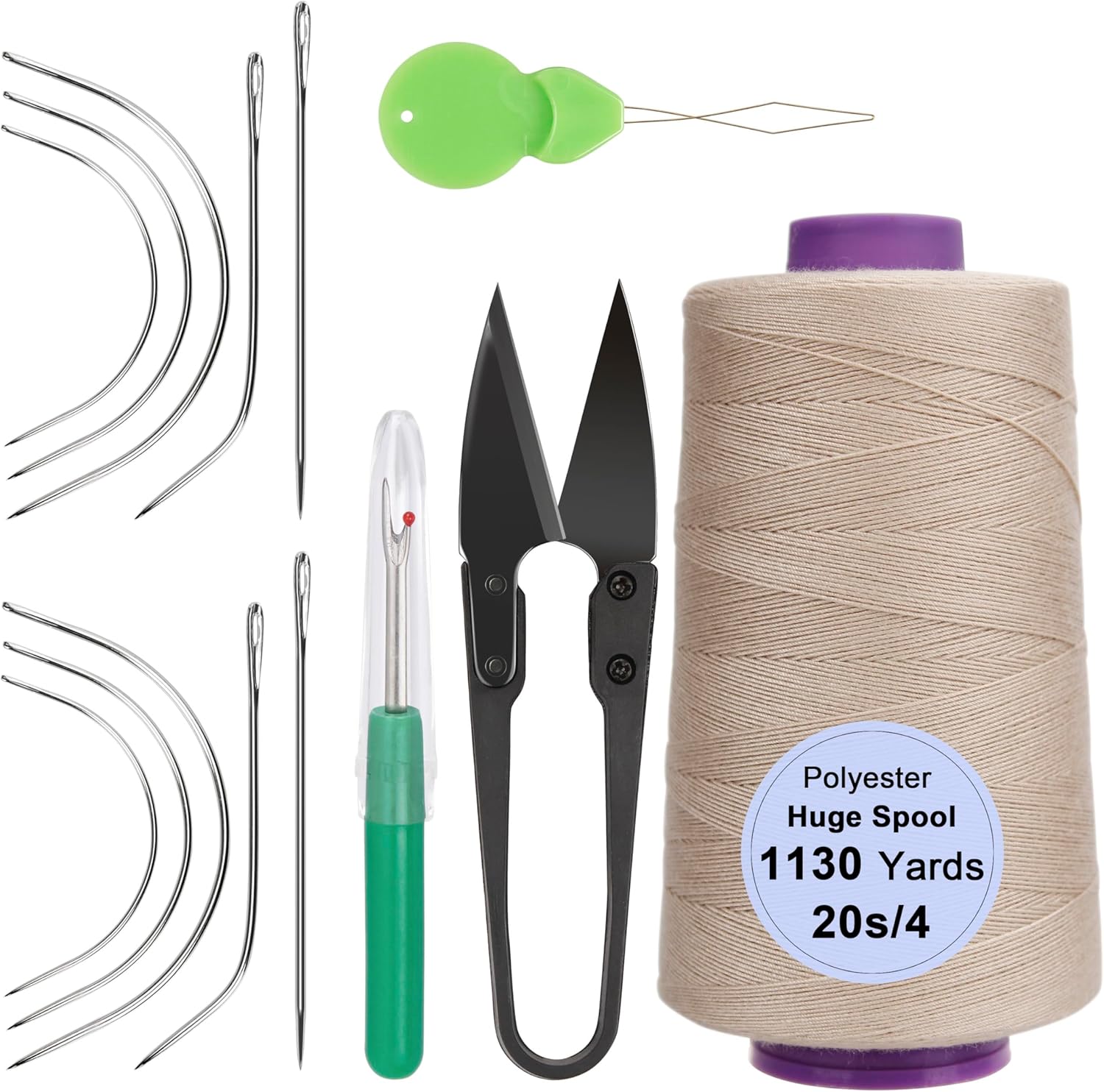 Lusecarl 1130 Yards Blond Thread Sewing Kit